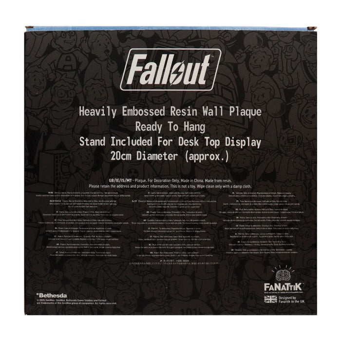 Plaque en résine Fallout Vault Boy (Surface Never, Vault Forever)