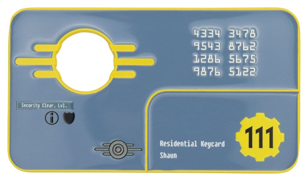 Réplique de la carte-clé Vault 111 Fallout 4 (Limited Edition)