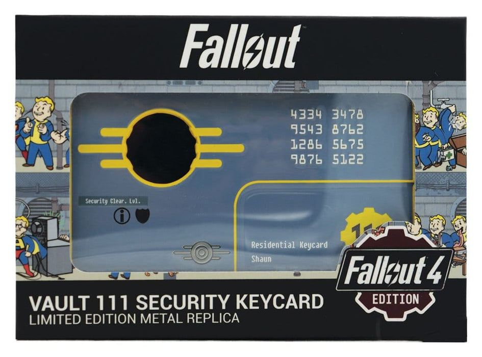 Réplique de la carte-clé Vault 111 Fallout 4 (Limited Edition)