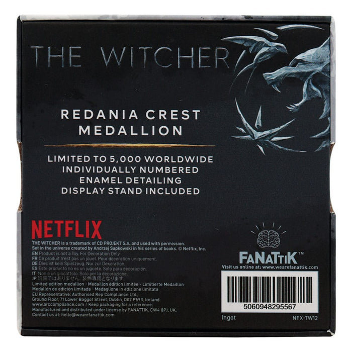 The Witcher Medaglia Stemma di Redania