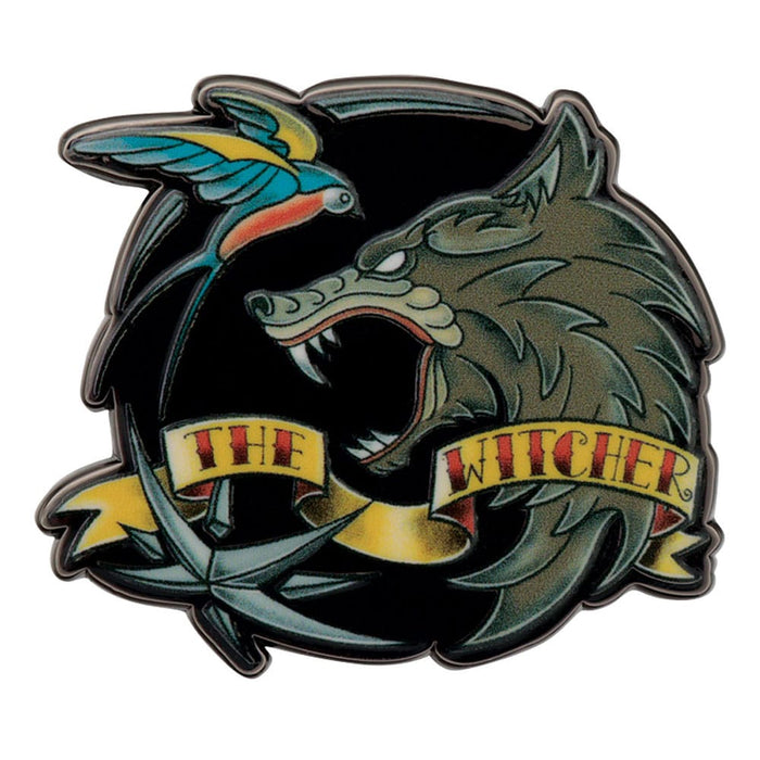 The Witcher Ansteck-Pin Wolfskopf