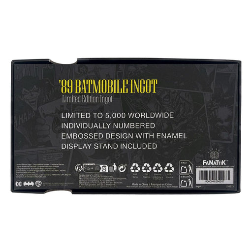 Lingot en métal Batman Batmobile 1989 (édition limitée)