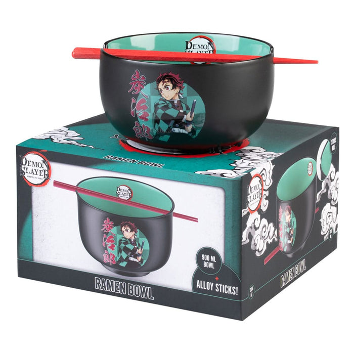 Demon Slayer Bol à ramen Tanjiro avec baguettes