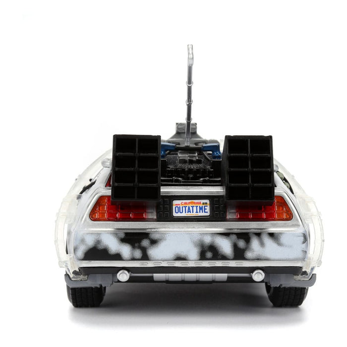 Retour vers le futur voiture miniature DeLorean (édition Frost)