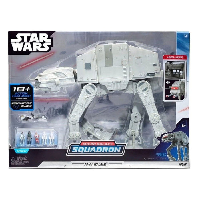Star Wars AT-AT Walker mit Figuren (Micro Galaxy Squadron)