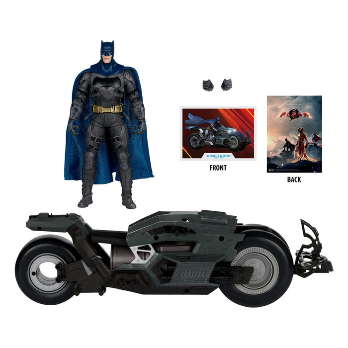 Batman con Batcycle da The Flash