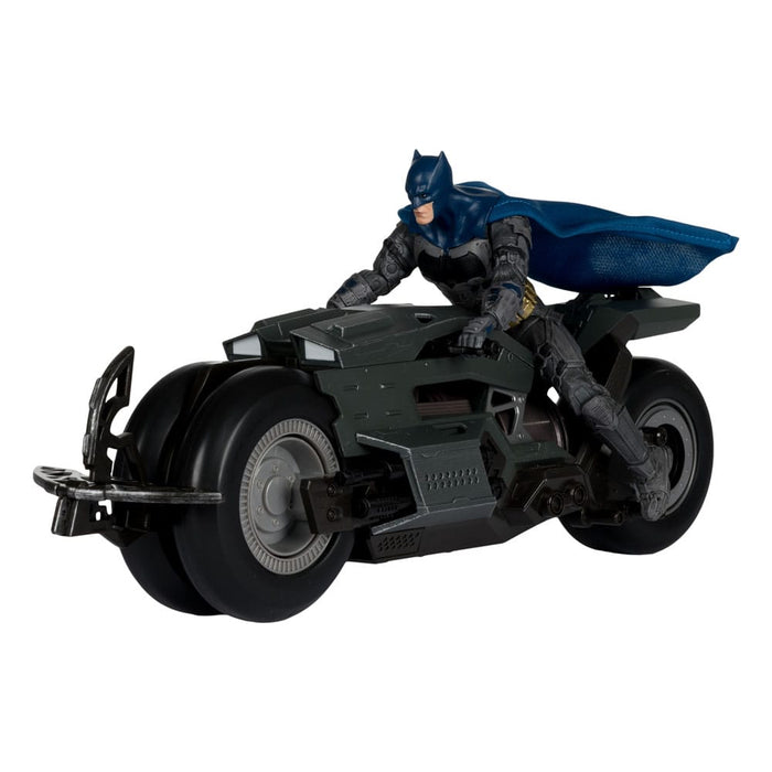 Batman con Batcycle da The Flash