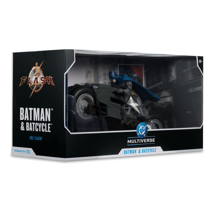 Batman con Batcycle da The Flash