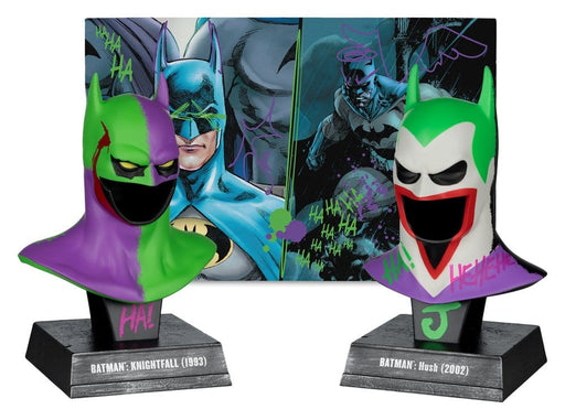 Répliques de masques Batman Knightfall et Hush façon Joker