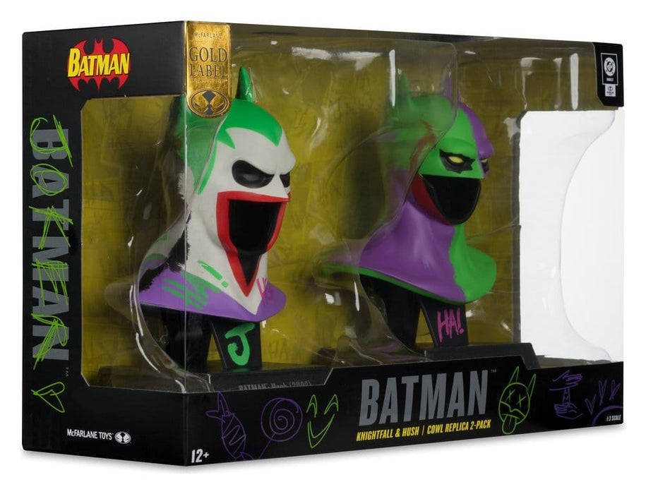 Batman Mask Replicas Knightfall and Hush in Joker Style