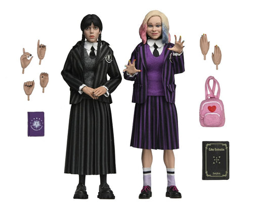 Wednesday Figuras de Acción Wednesday Addams y Enid