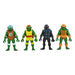 Teenage Mutant Ninja Turtles Stump Wrestling Pack de 4 Figurines Articulées (Archie Comics)