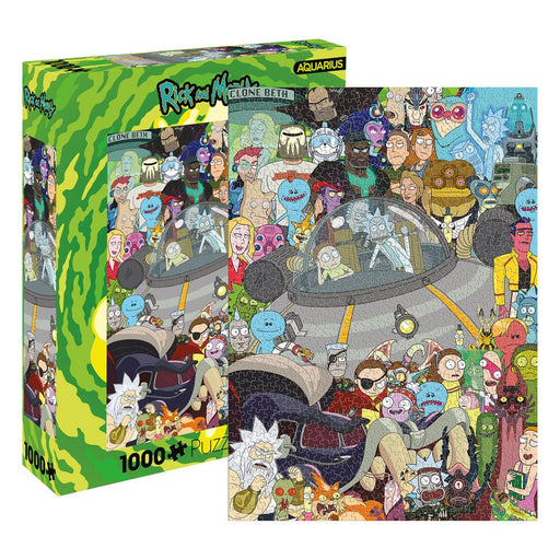 Puzle Rick and Morty foto de grupo