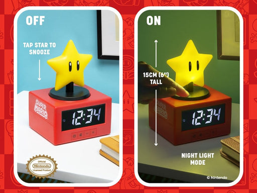 Super Mario Alarm Clock Super Star