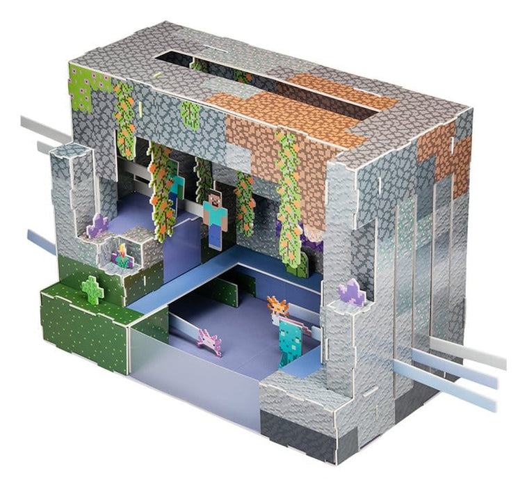 Kit 3D Minecraft scena di caverna