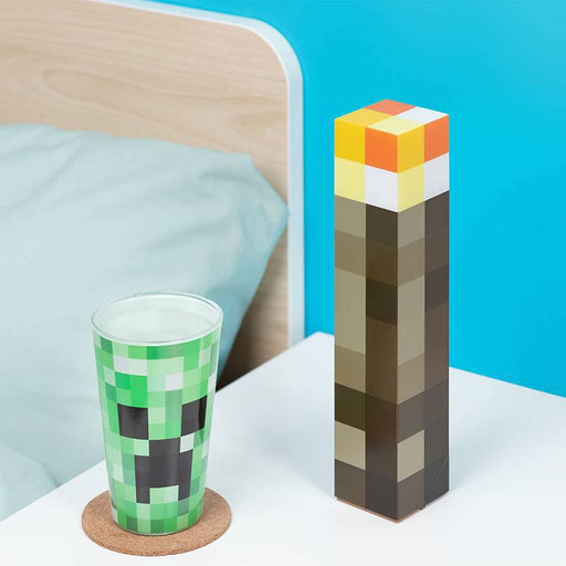Minecraft Fakkel-lamp (voor tafel en wand)