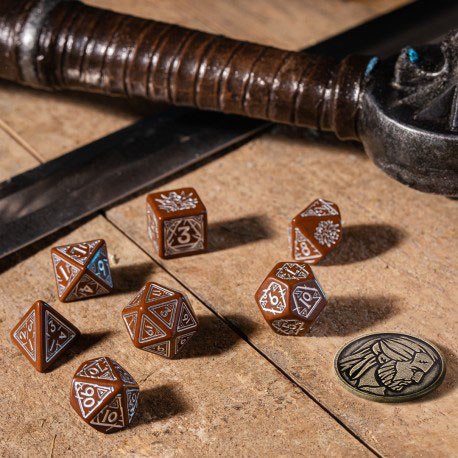 The Witcher set di dadi Geralt (Roach's Companion)