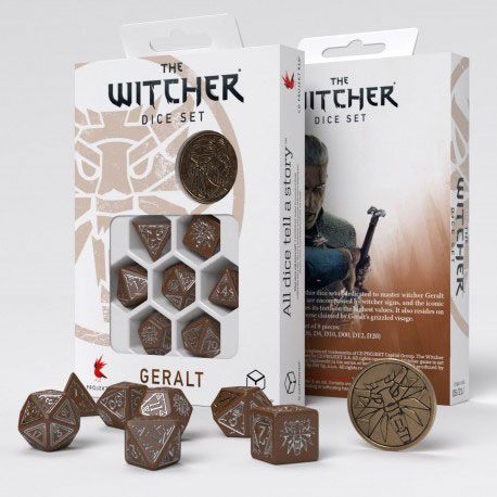 The Witcher set di dadi Geralt (Roach's Companion)