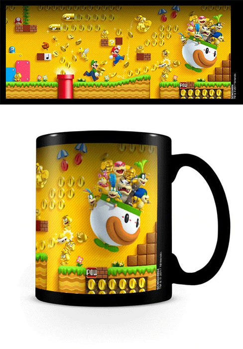 Super Mario Bros. Tasse mit Thermoeffekt Münzregen
