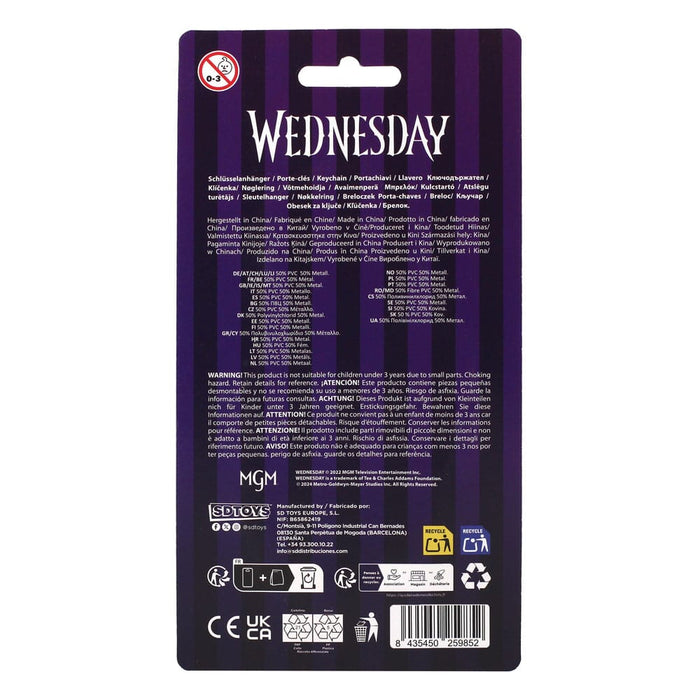 Wednesday Addams Keychain