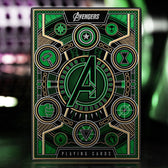 Baraja de cartas Vengadores La Saga del Infinito verde