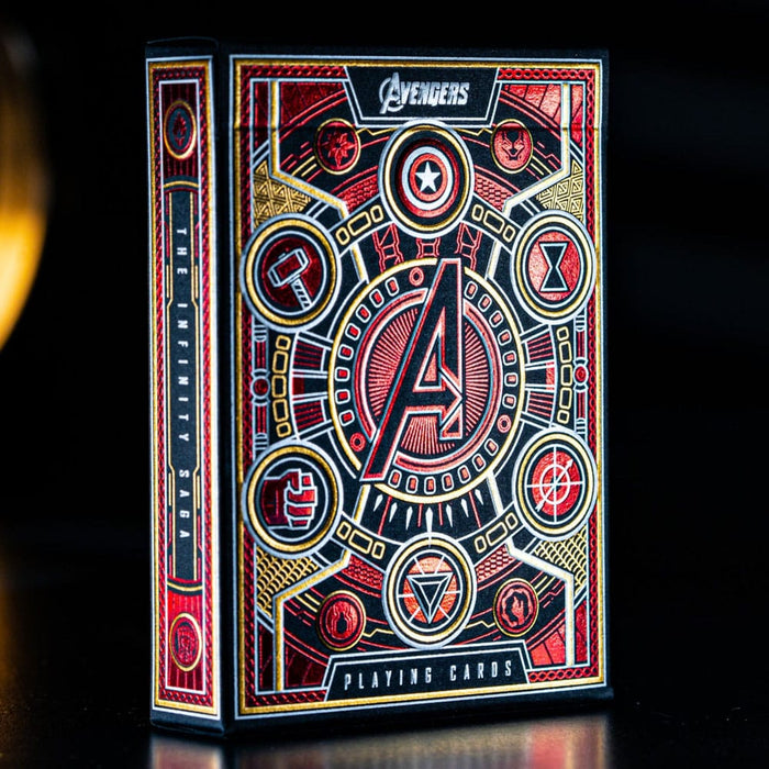Cartas Vengadores Saga del Infinito rojas