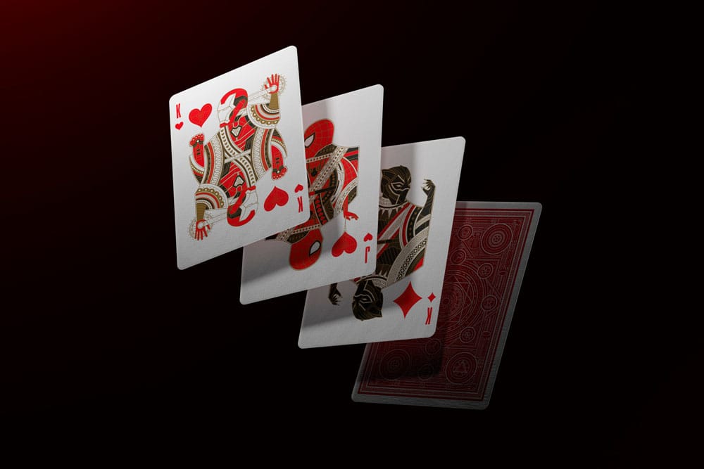 Cartas Vengadores Saga del Infinito rojas