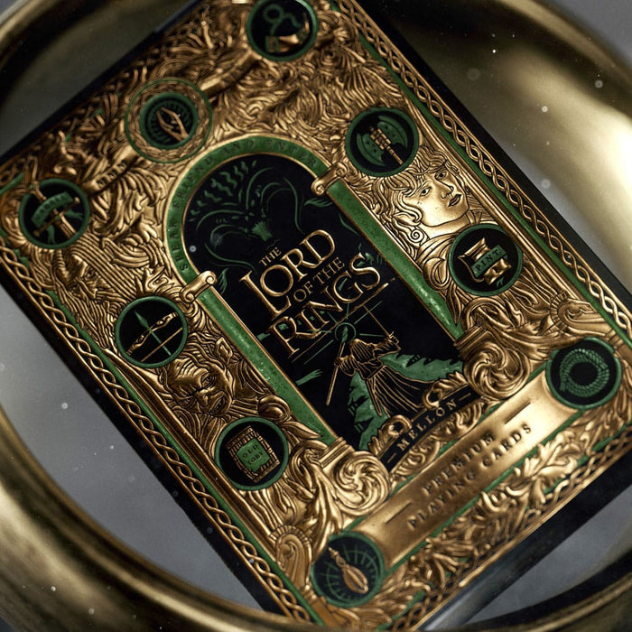 Der Herr der Ringe Spielkarten mit Goldornamenten