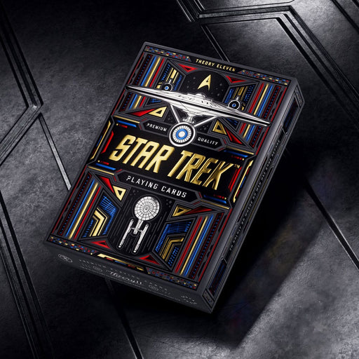 Cartes à jouer premium Star Trek Dark Edition (noires)