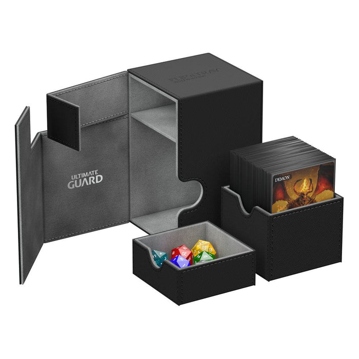 Ultimate Guard Flip'n'Tray Deck Case 100+ deckbox in zwart