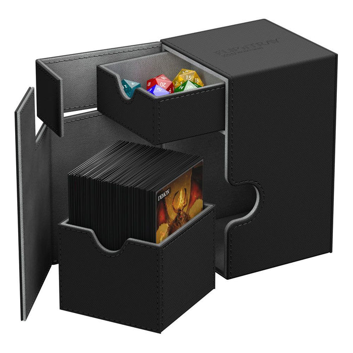 Ultimate Guard Flip'n'Tray Deck Case 100+ deckbox in zwart