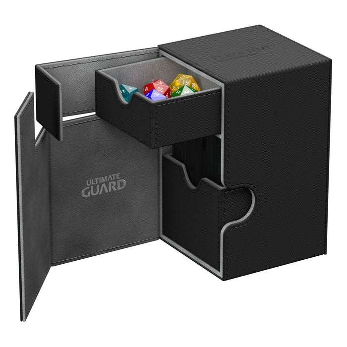Ultimate Guard Flip'n'Tray Deck Case 100+ deckbox in zwart