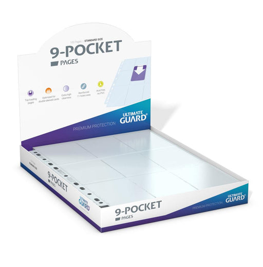 Ultimate Guard 9-Pocket Ordnerseiten Top-Loading, 100 Stück