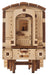 Kit di modellismo in legno Harry Potter Espresso per Hogwarts