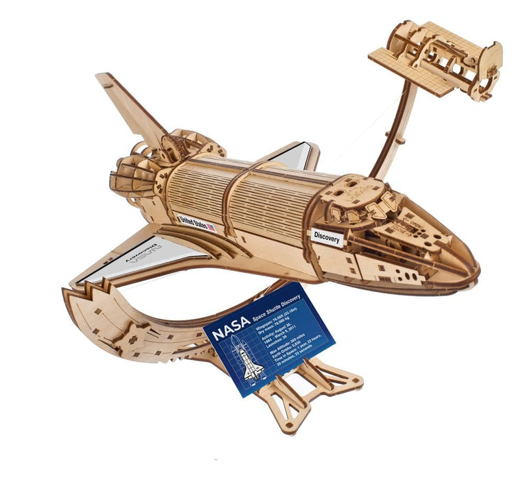 NASA Space Shuttle Discovery 3D houten bouwpakket