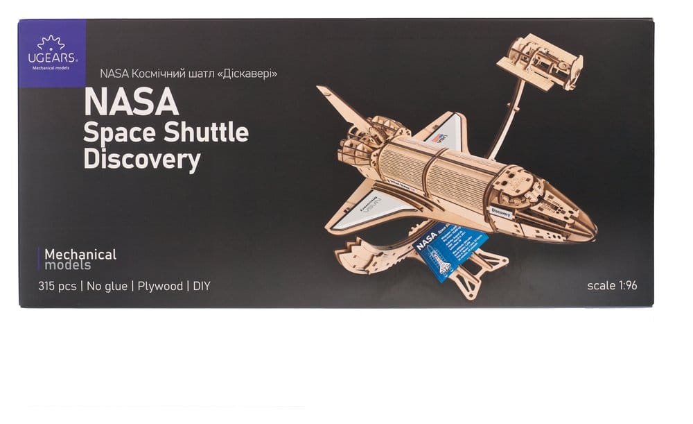 NASA Space Shuttle Discovery 3D houten bouwpakket