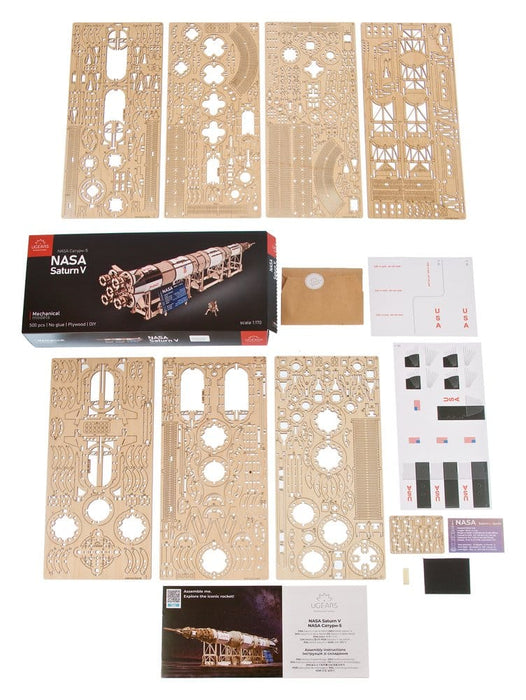 Kit di modellismo in legno NASA Saturn V