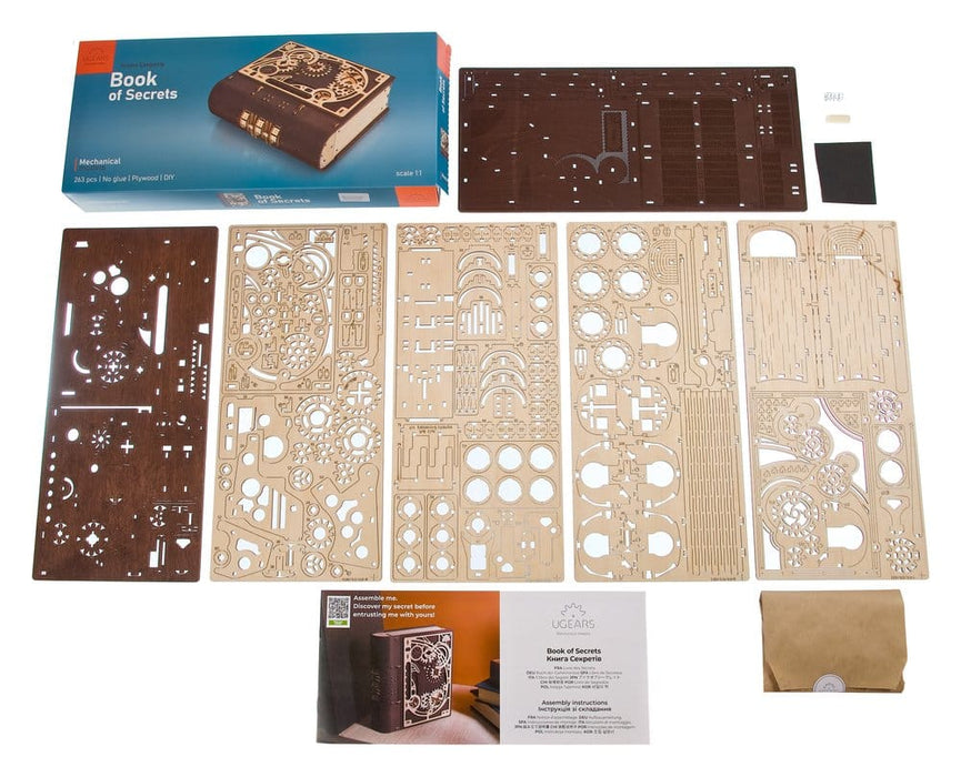 Kit di modellismo in legno Libro dei segreti