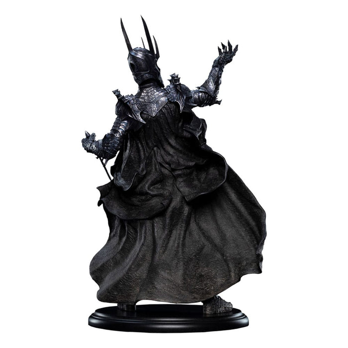 Herr der Ringe Statue: Sauron beim Schmieden des Rings